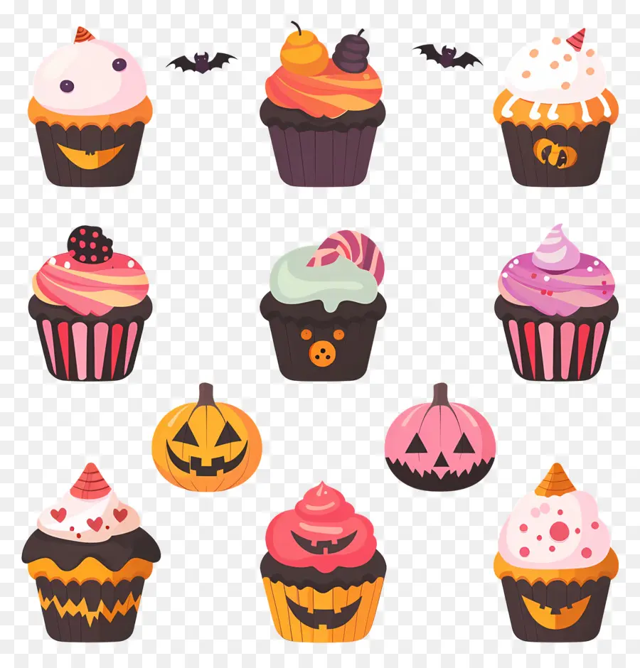 Kue Mangkuk Halloween，Kucing PNG