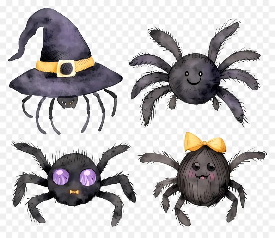 Laba Laba Halloween，Topi PNG