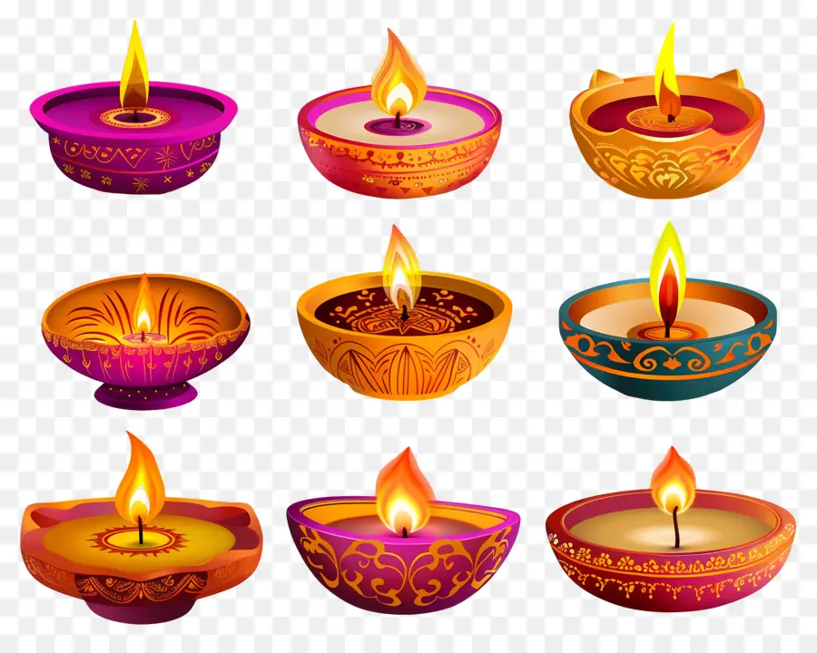 Lilin Diwali，Lampu Hias PNG