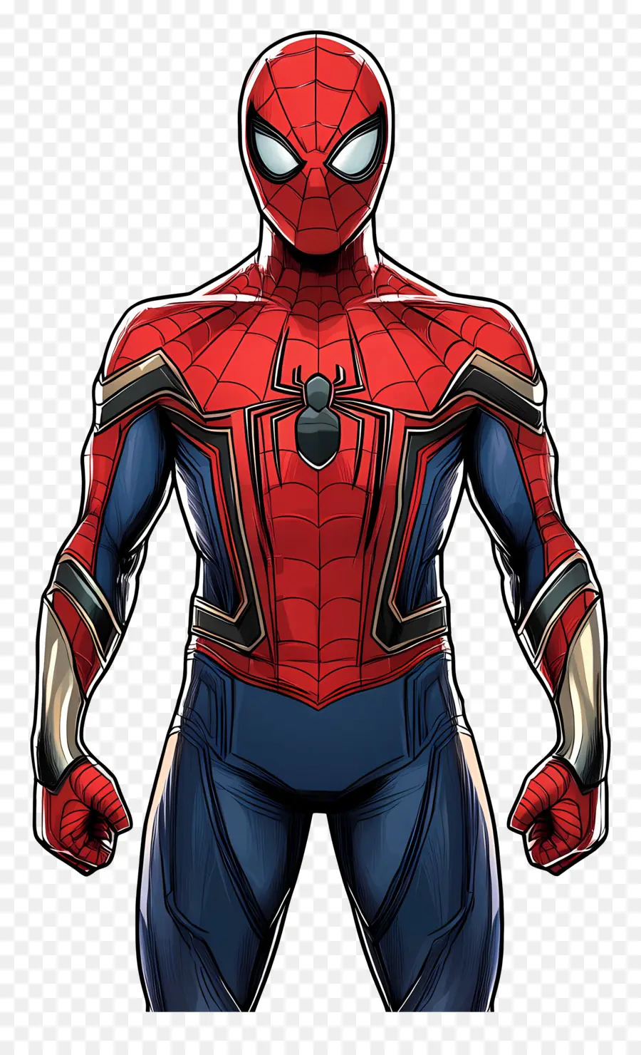 Spider Man Berdiri，Kartun Spider Man PNG