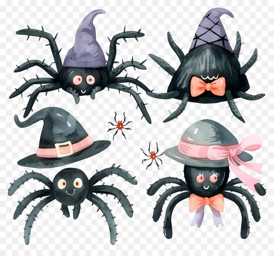 Laba Laba Halloween，Topi PNG