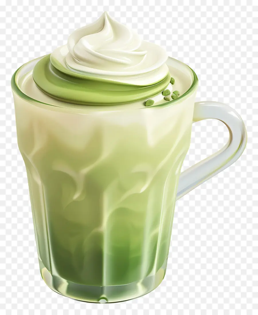 Cocokkan Latte，Minuman Hijau PNG