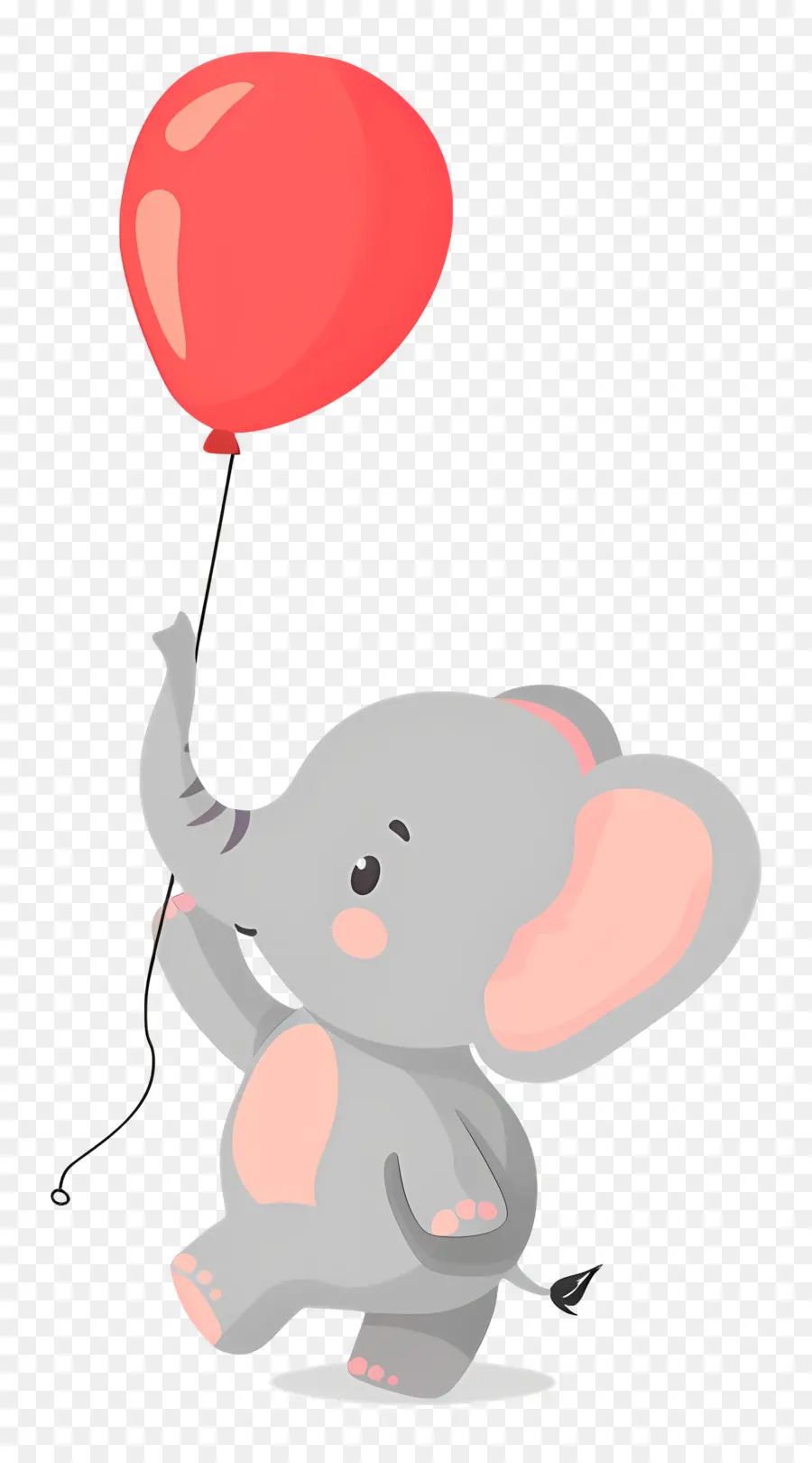 Bayi Gajah，Gajah Dengan Balon PNG