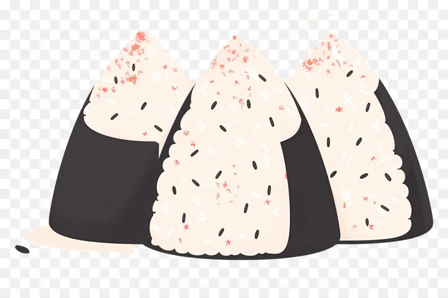 Umeboshi Onigiri，Ilustrasi Onigiri PNG