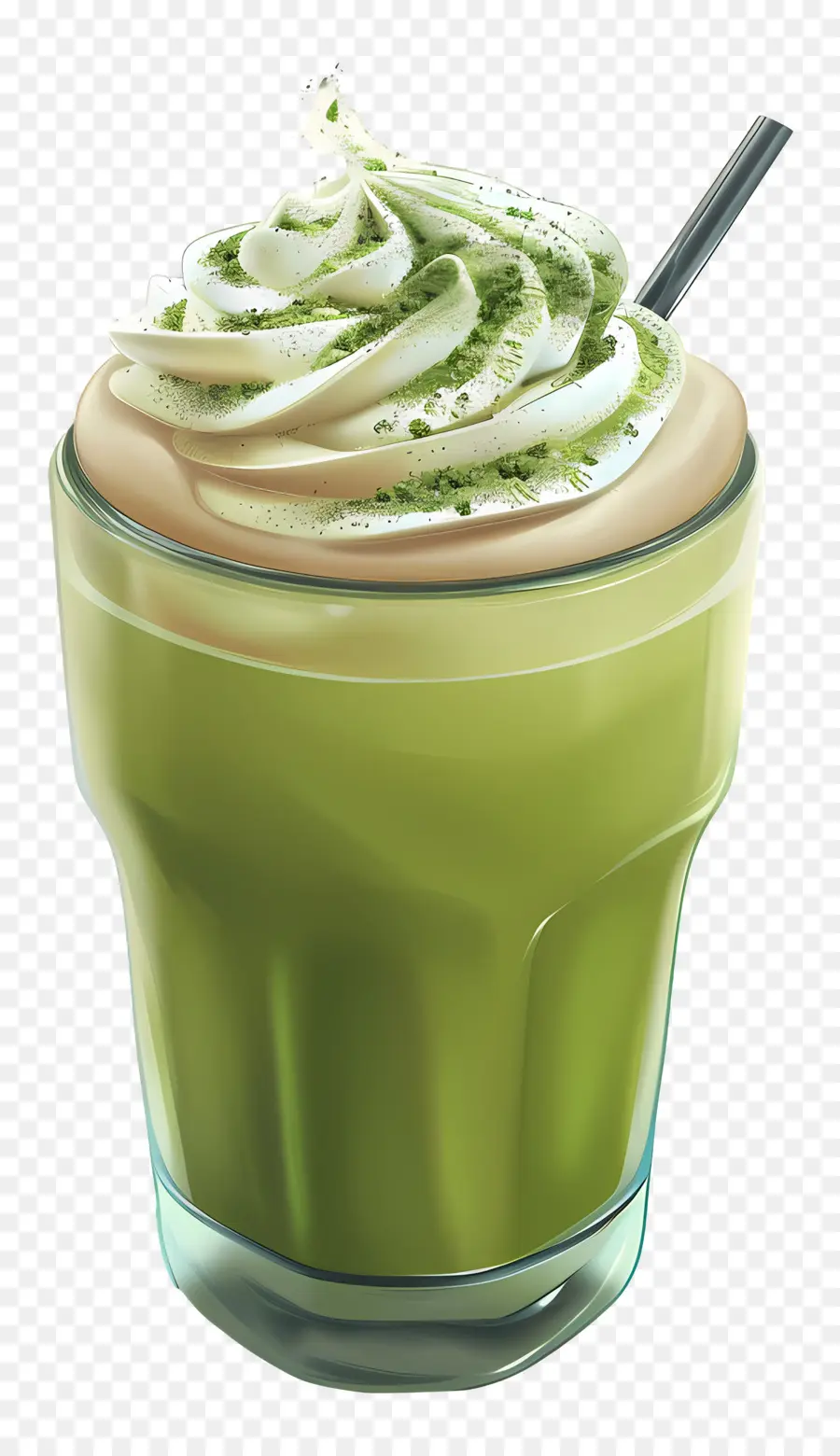 Cocokkan Latte，Es Matcha Latte PNG