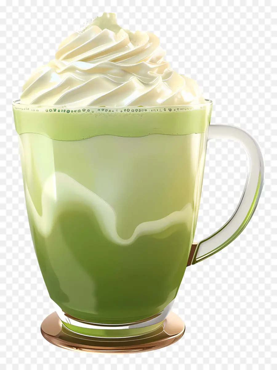 Cocokkan Latte，Mug Matcha Krim PNG