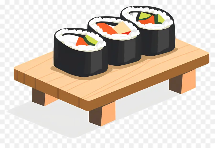 Sushi Gulung，Jepang PNG