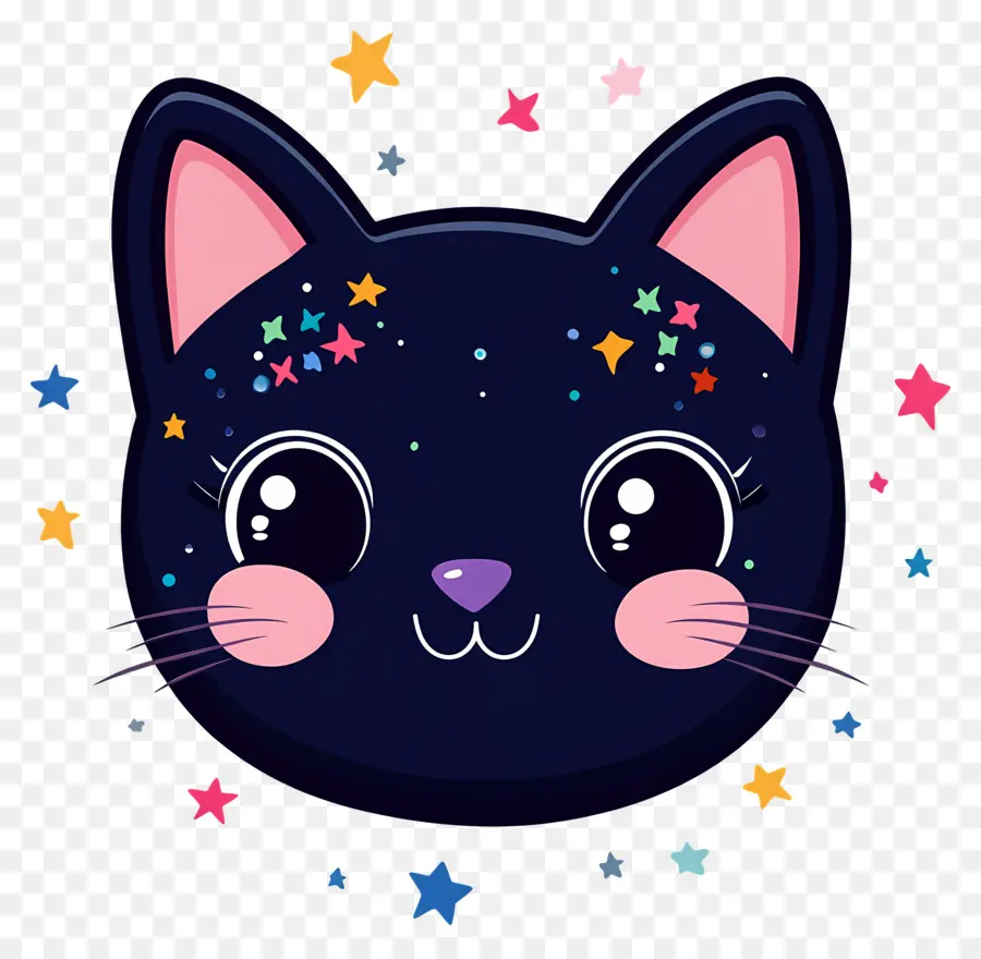 Kucing Kawaii，Kucing Hitam PNG