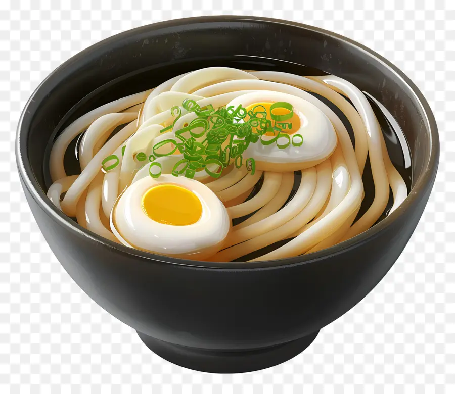 Udon，Udon Dengan Telur PNG