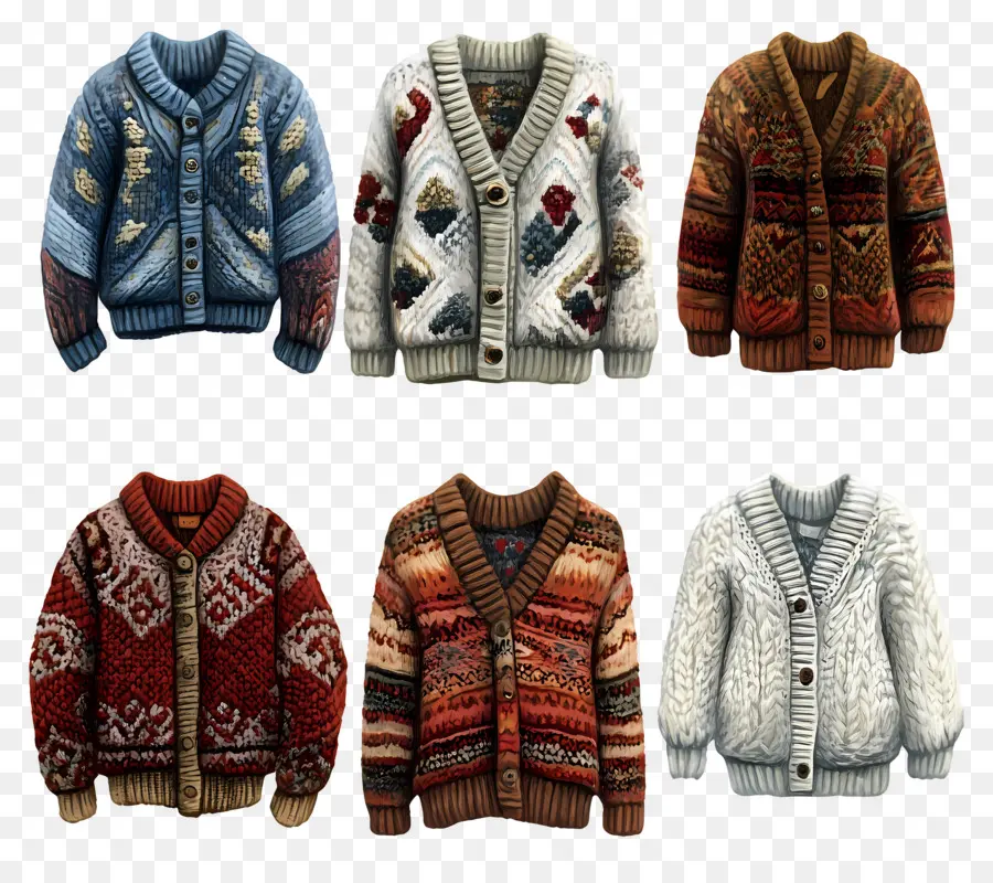 Kardigan，Cardigan Bermotif PNG