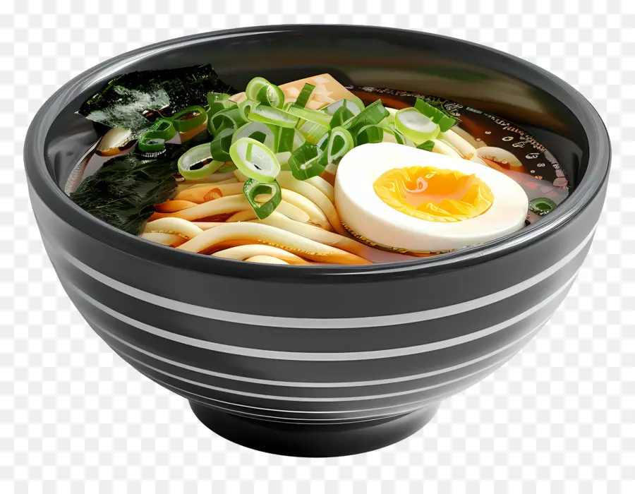 Udon，Udon Dengan Telur PNG