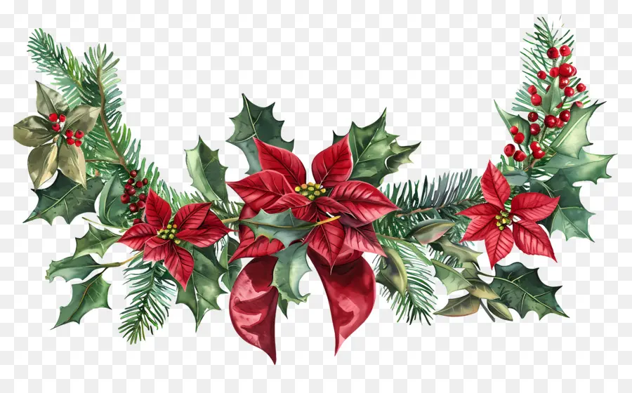 Perbatasan Natal，Poinsettia PNG