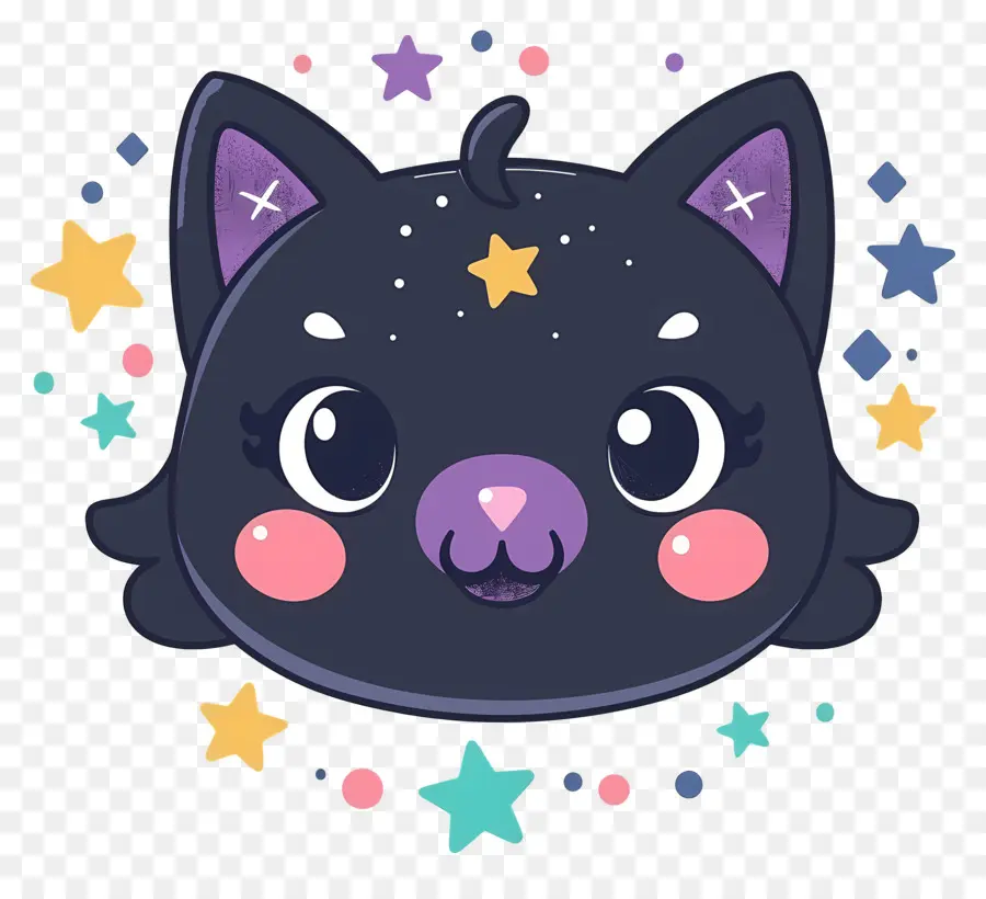 Kucing Kawaii，Kucing Hitam PNG