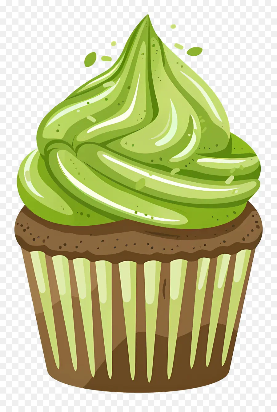 Kue Mangkuk Matcha，Kue Mangkuk Hijau PNG