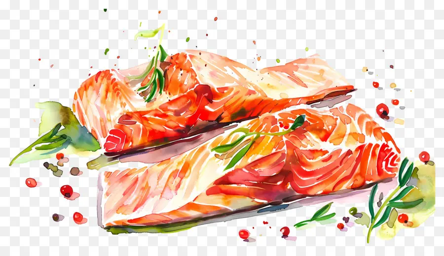 Steak Salmon，Fillet Salmon PNG