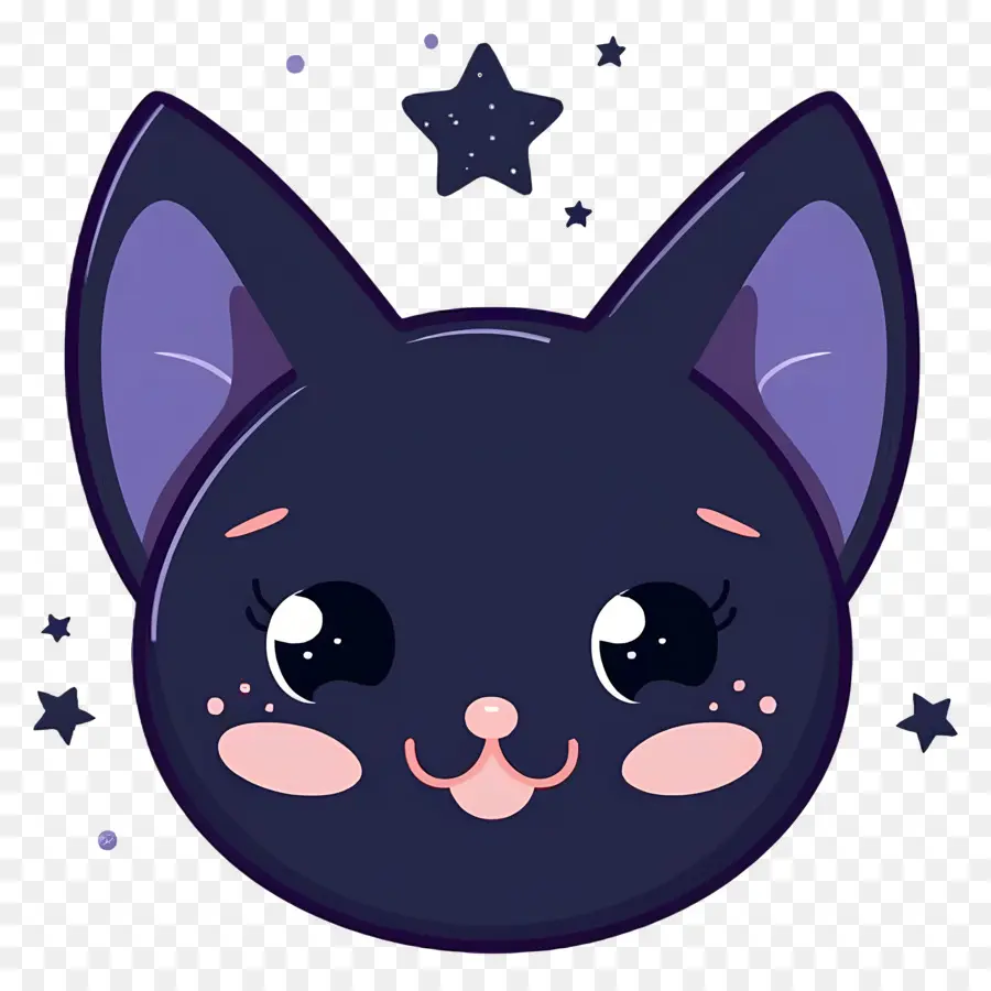 Kucing Kawaii，Kucing Hitam PNG