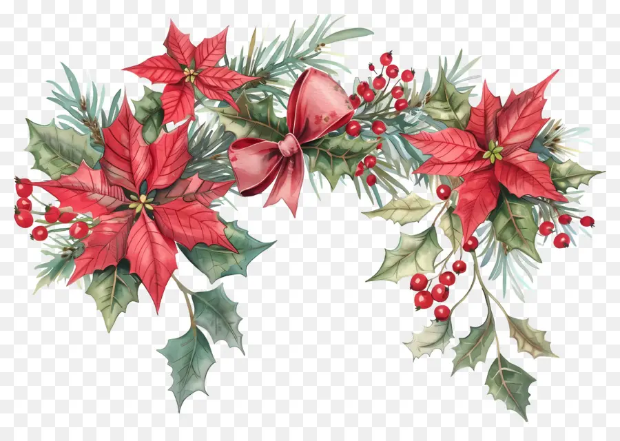 Perbatasan Natal，Poinsettia PNG