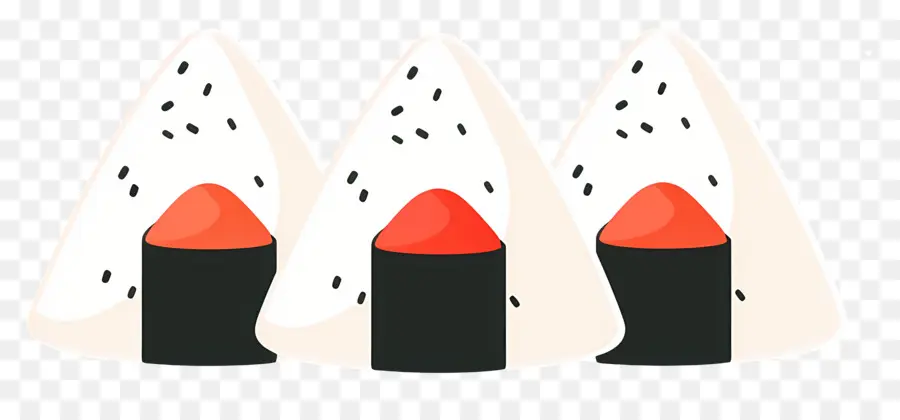 Umeboshi Onigiri，Ilustrasi Onigiri PNG