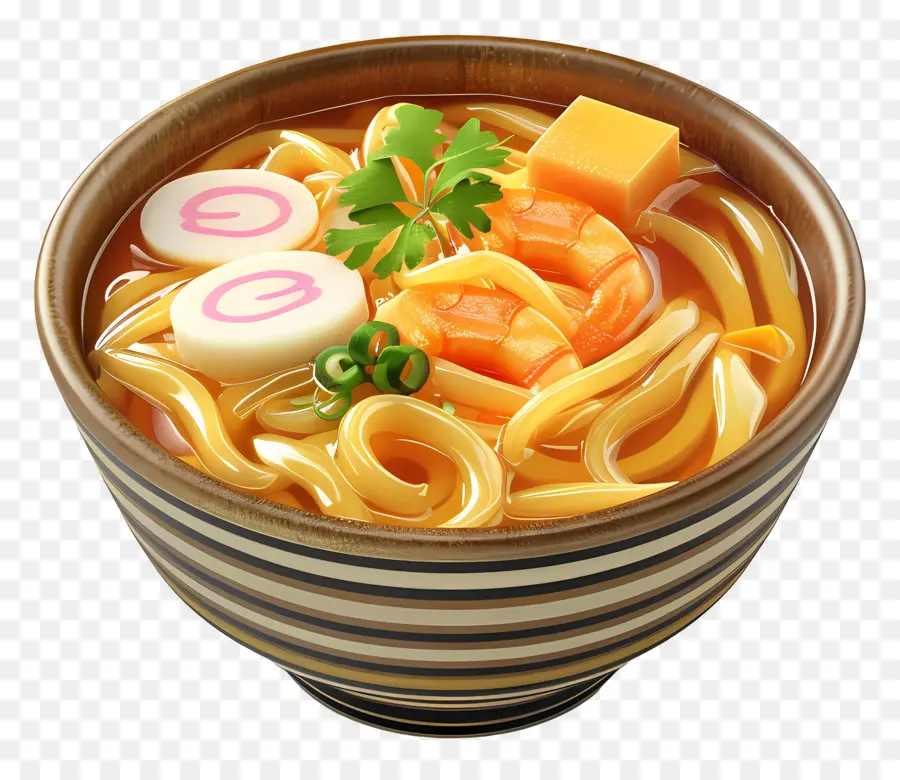 Udon，Udon Dengan Udang PNG