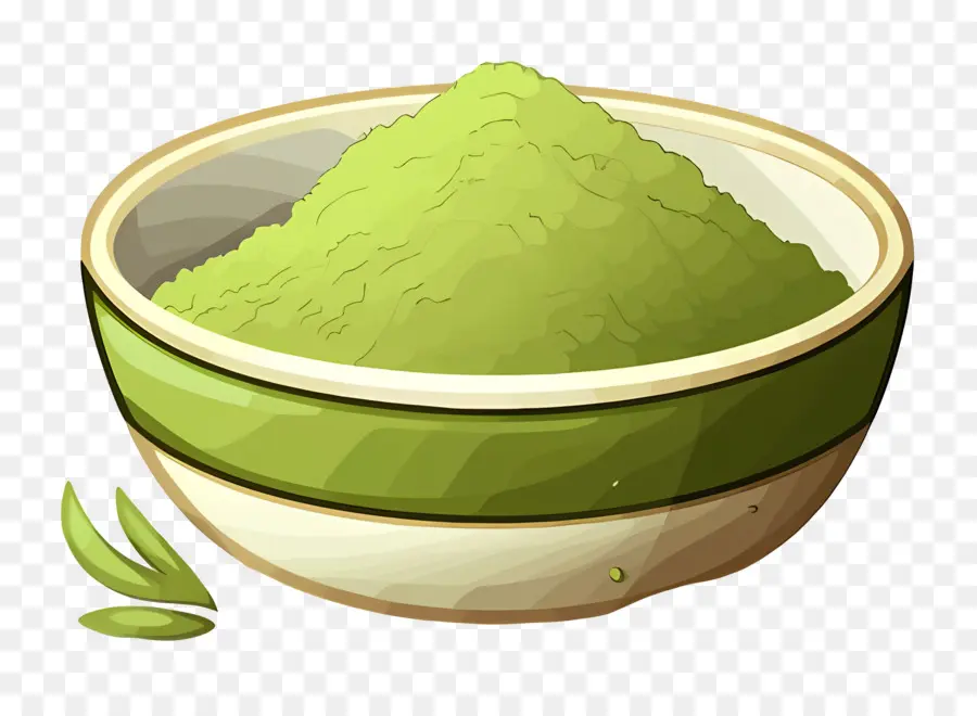 Bubuk Matcha，Bubuk Hijau PNG