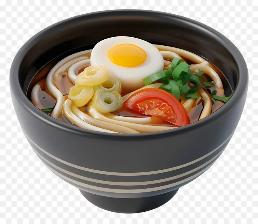 Udon，Udon Dengan Telur PNG