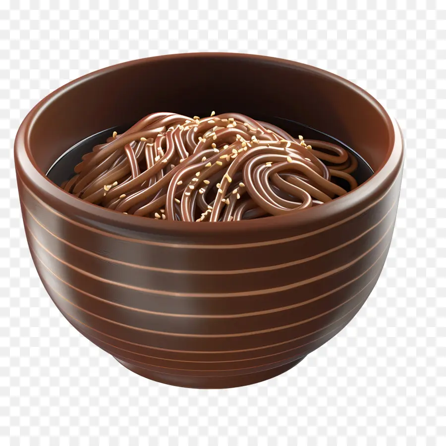 Mie Soba，Mie Coklat PNG