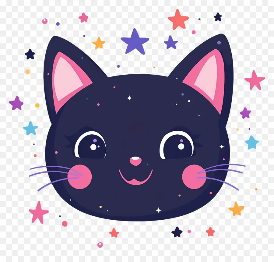 Kucing Kawaii，Kucing Hitam PNG