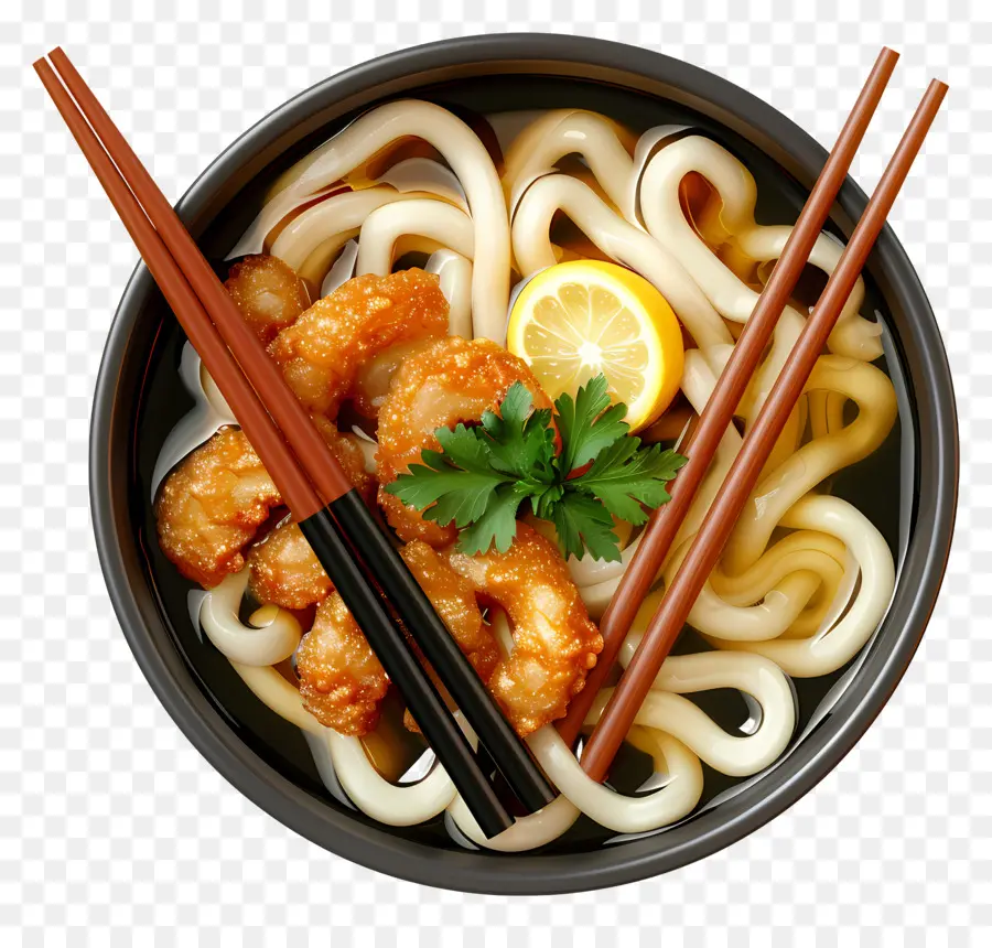 Udon，Udon Dengan Ayam PNG