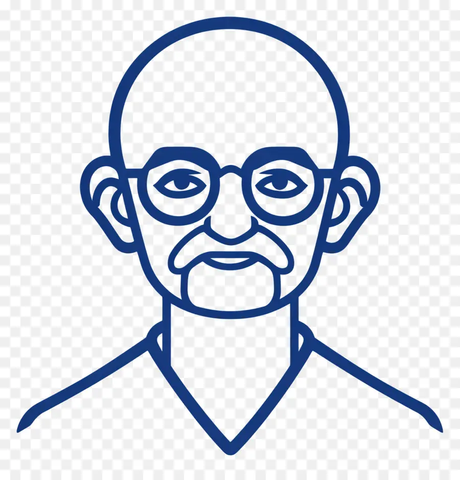 Gandhi，Ilustrasi Seseorang PNG