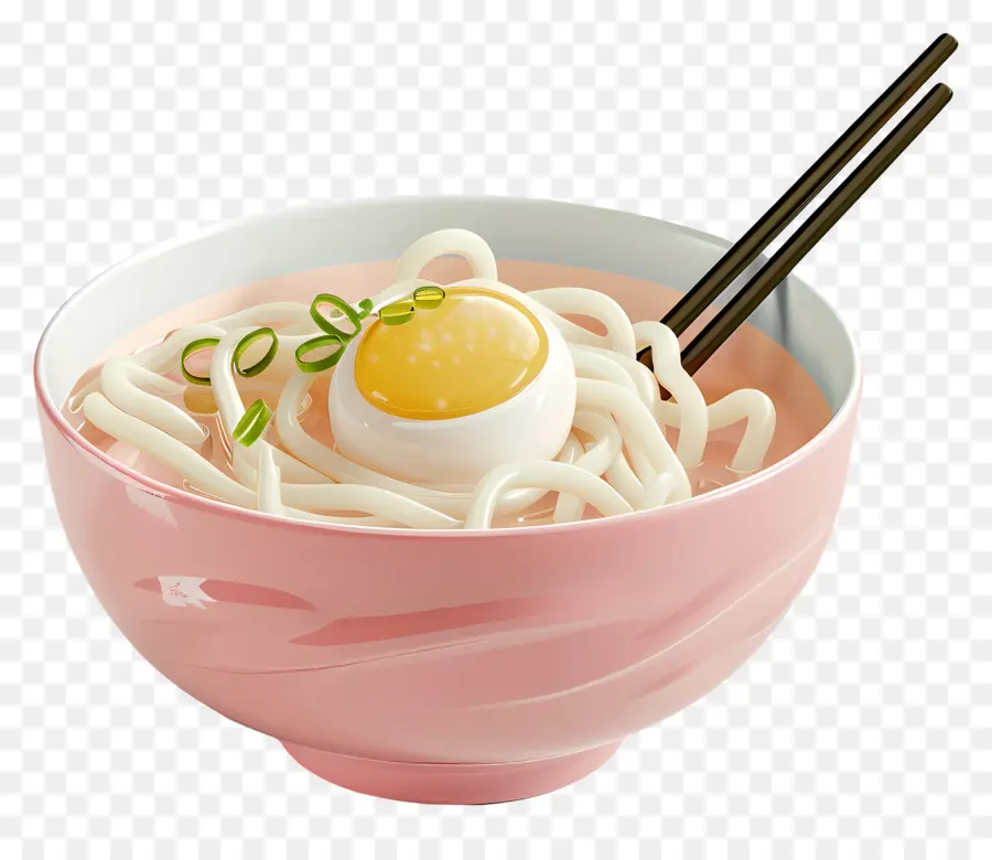 Udon，Udon Dengan Telur PNG