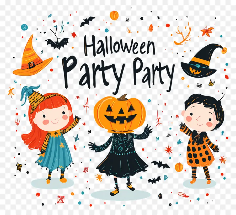 Pesta Halloween，Anak Anak Pesta Halloween PNG