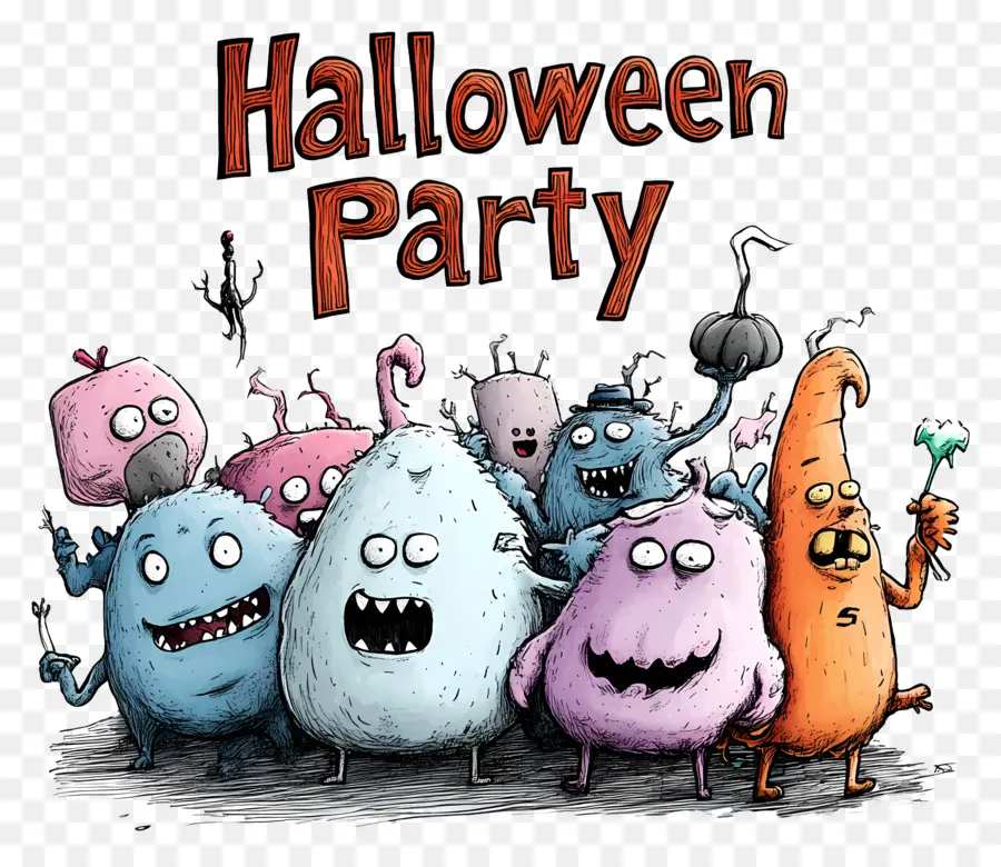 Pesta Halloween，Monster PNG