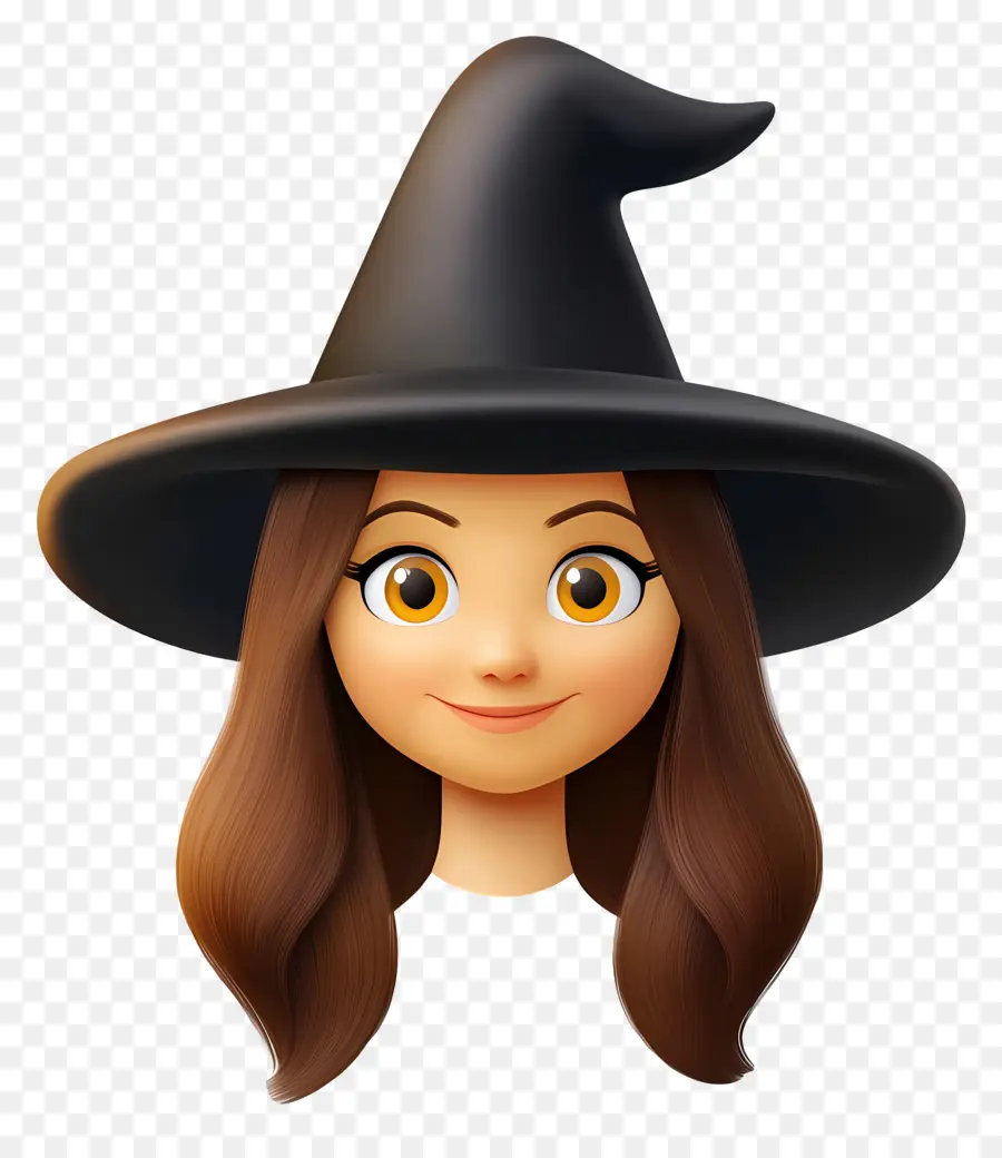 Emoji Hallowen，Emoji Penyihir PNG