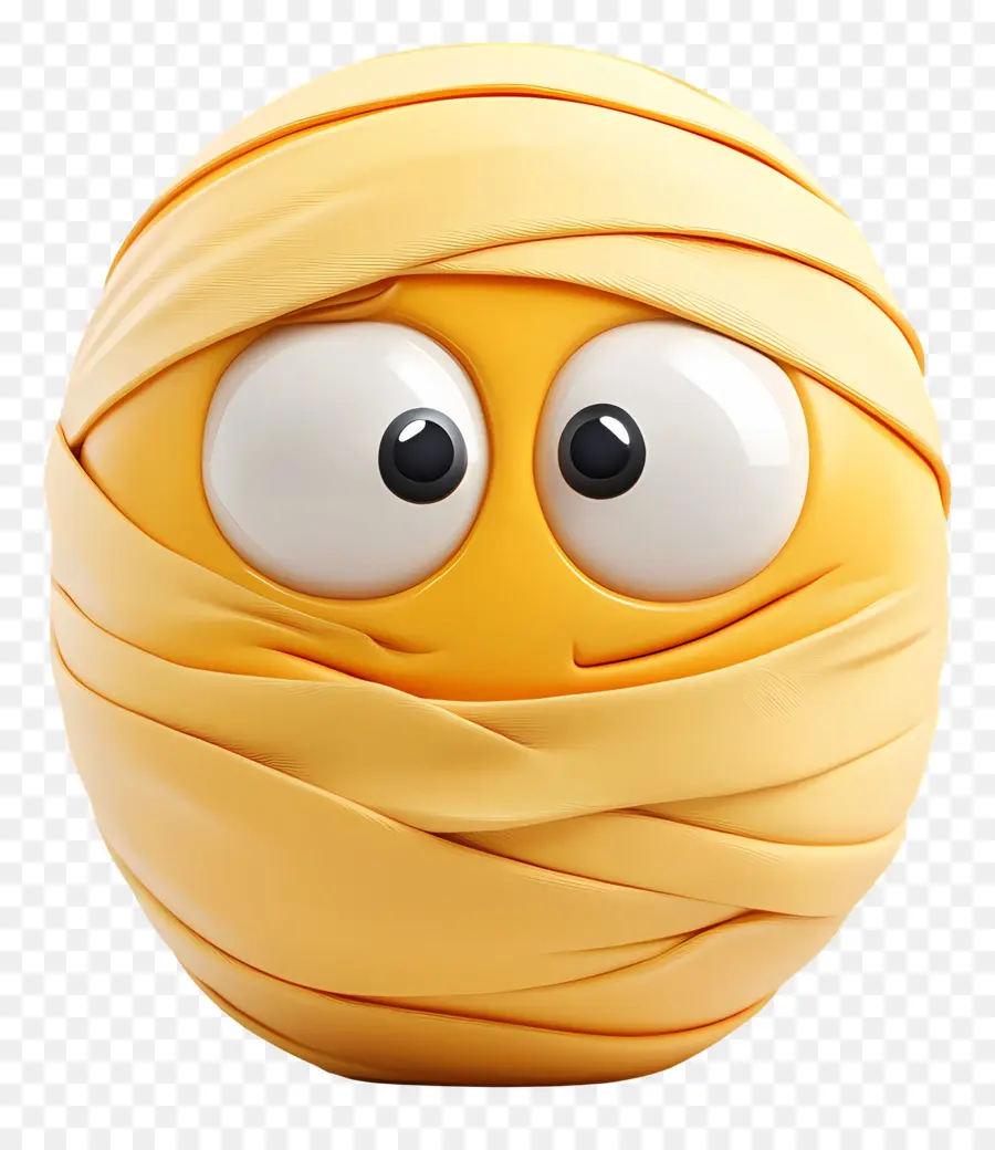 Emoji Hallowen，Emoji Mumi PNG