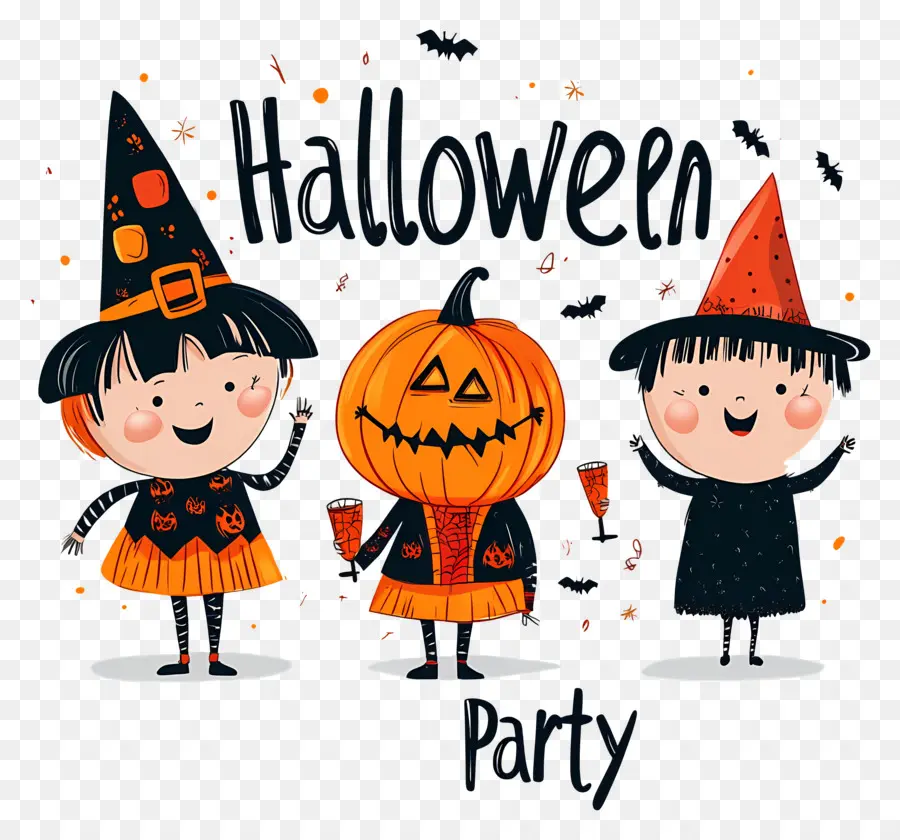 Pesta Halloween，Anak Anak Pesta Halloween PNG