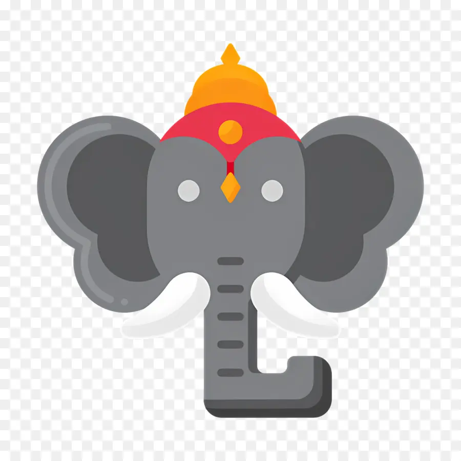 Ganesh，Wajah Gajah PNG