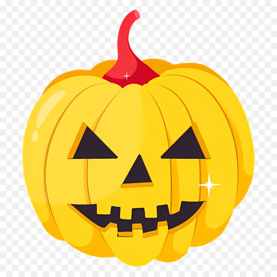 Labu Halloween Yang Menakutkan，Lentera Jack O' Oranye PNG