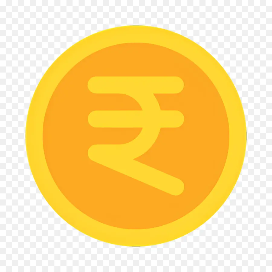 Rupee India，Koin Kuning PNG