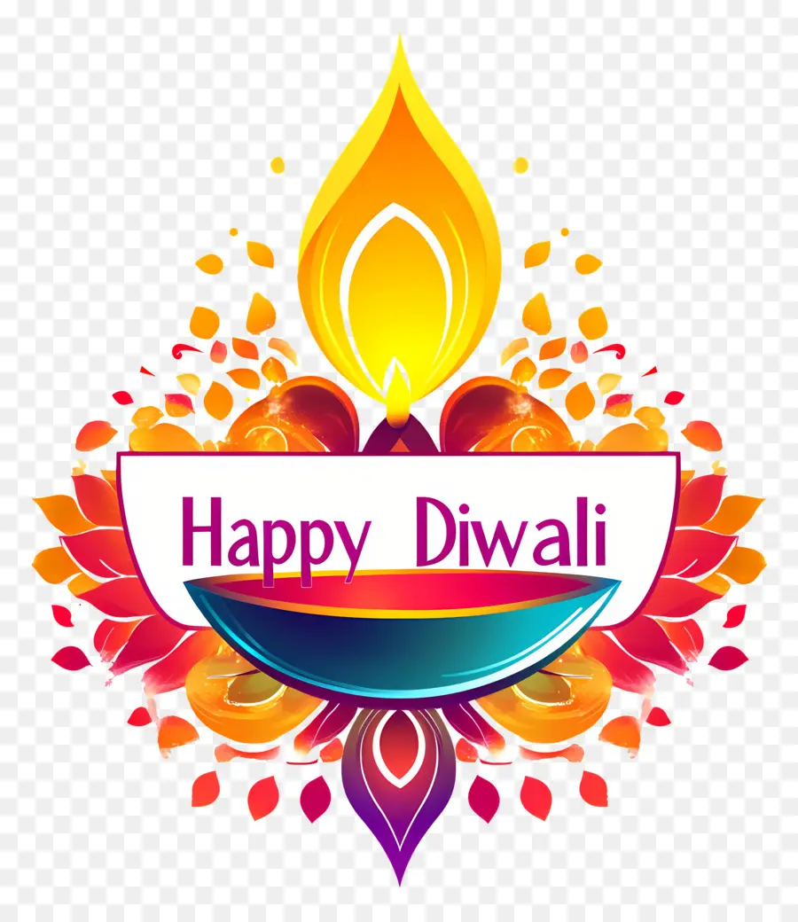 Selamat Diwali，Lampu Diwali PNG