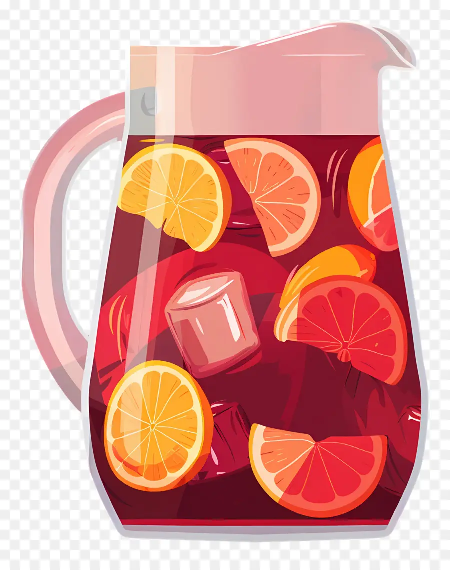 Minuman Sangria Yang Menyegarkan，Pukulan Buah PNG