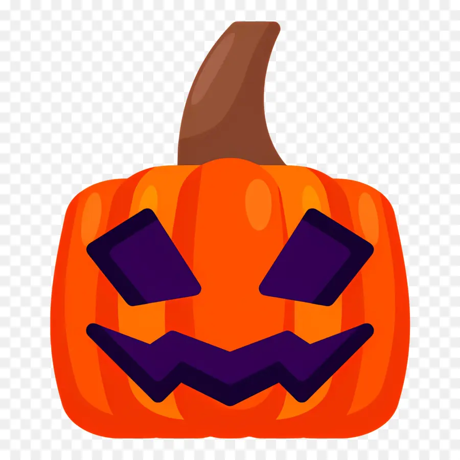 Labu Halloween，Lentera Jack O' Oranye PNG