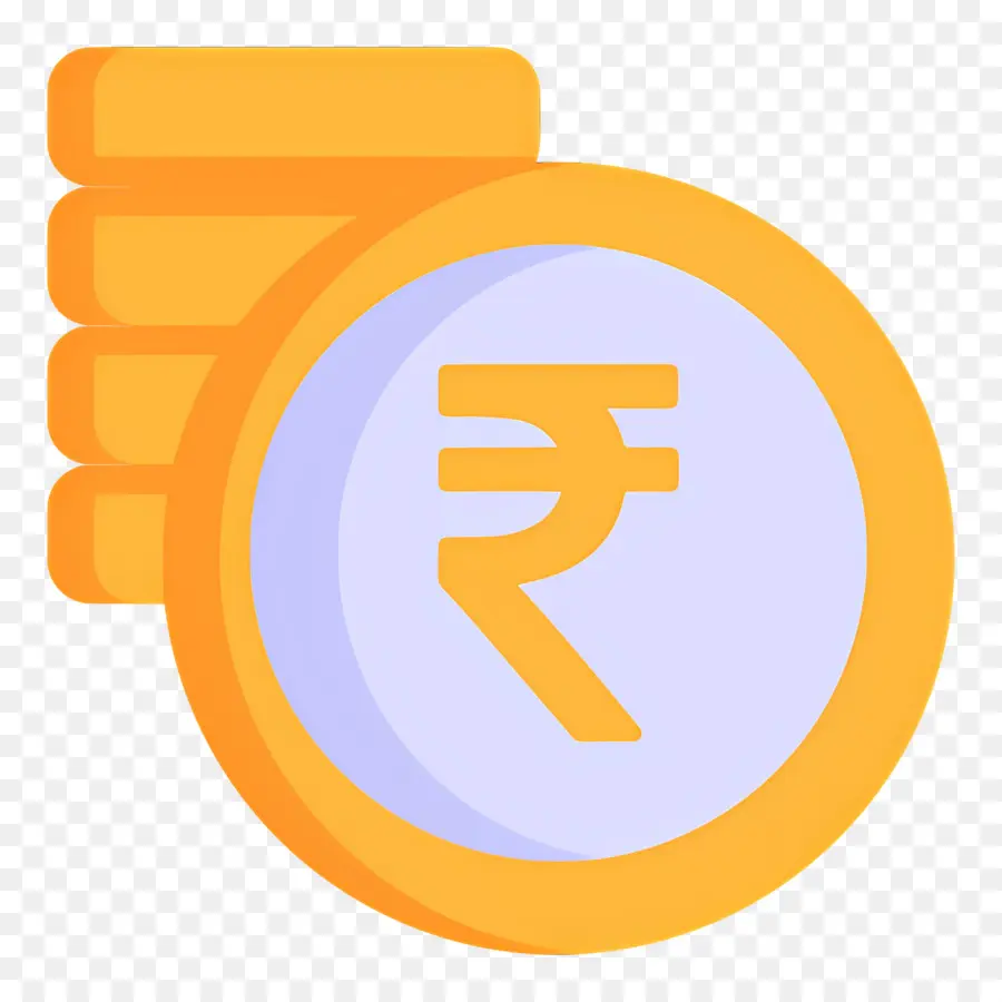 Rupee India，Tumpukan Koin PNG