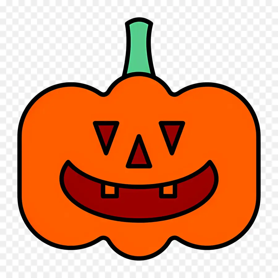 Labu Halloween Yang Menakutkan，Lentera Jack O' Oranye PNG