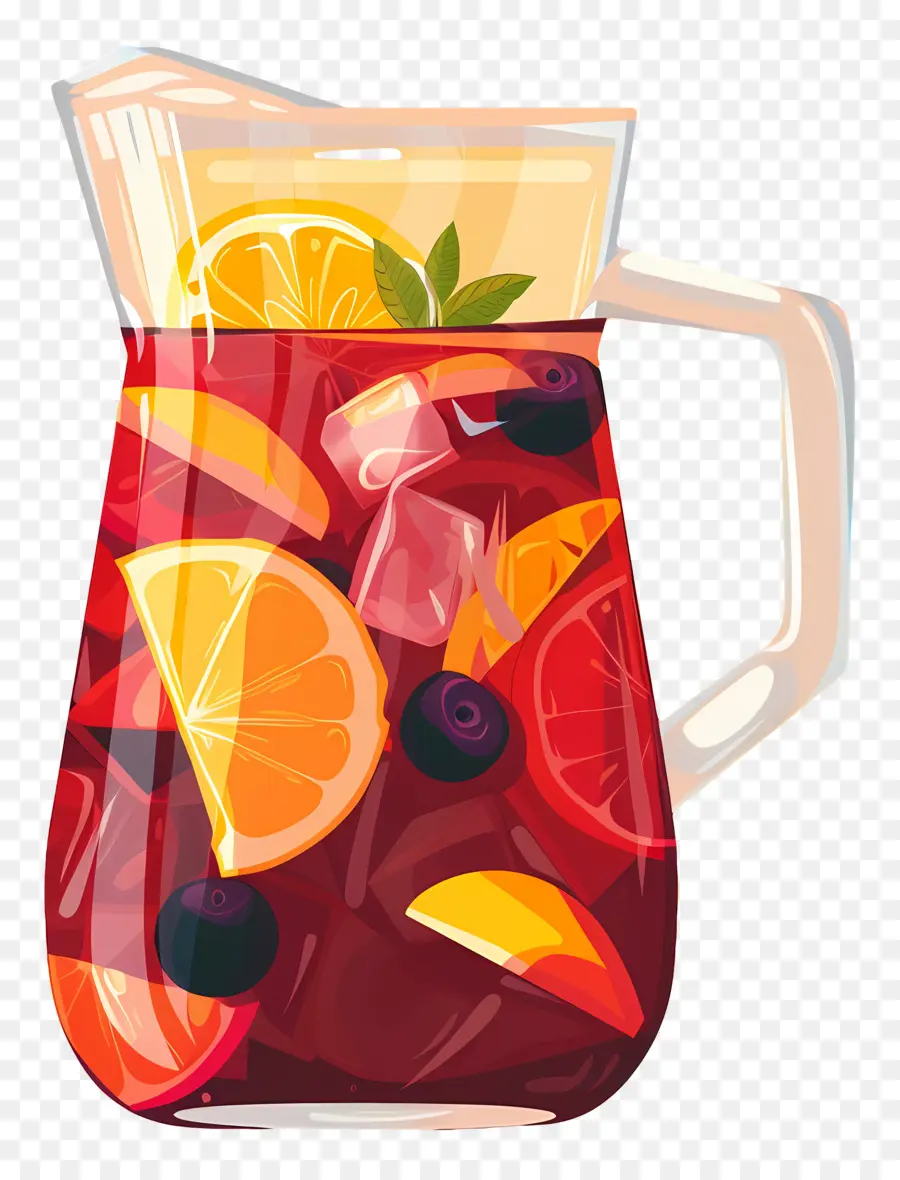 Minuman Sangria Yang Menyegarkan，Pukulan Buah PNG