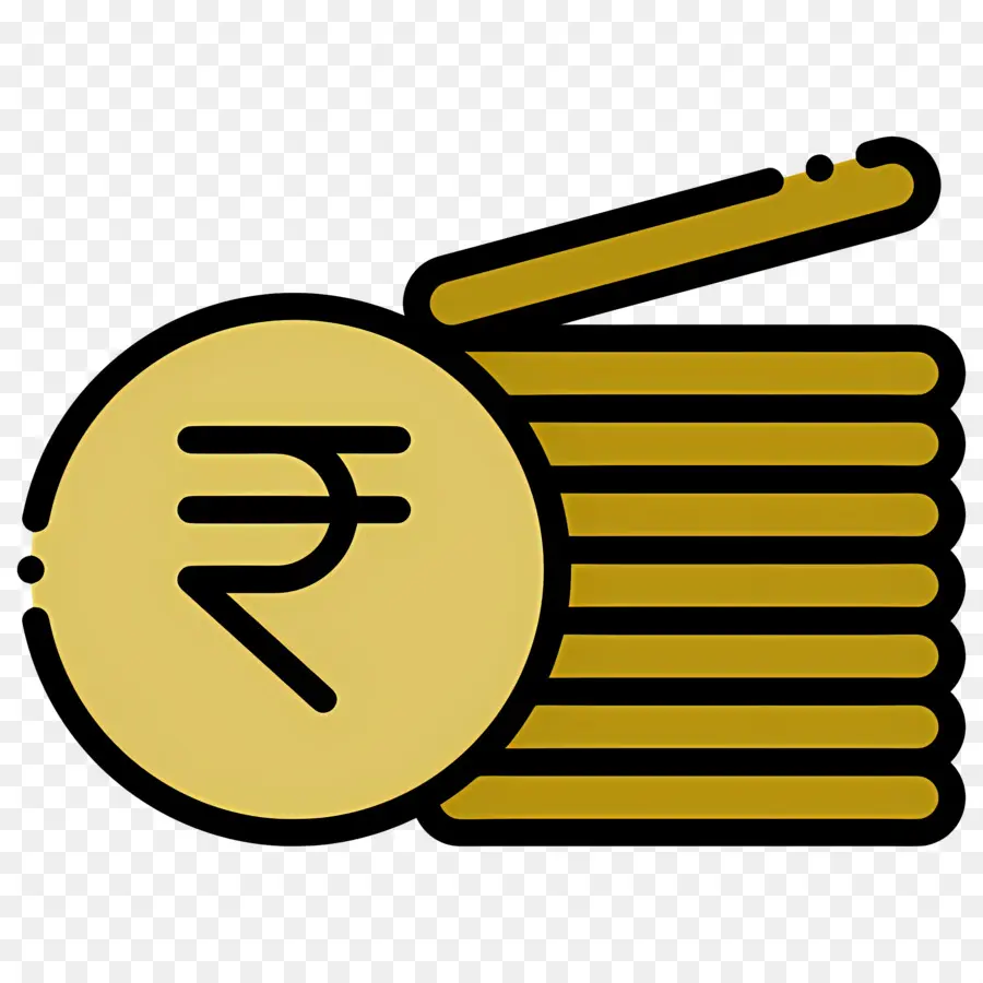 Rupee India，Koin Rupee PNG