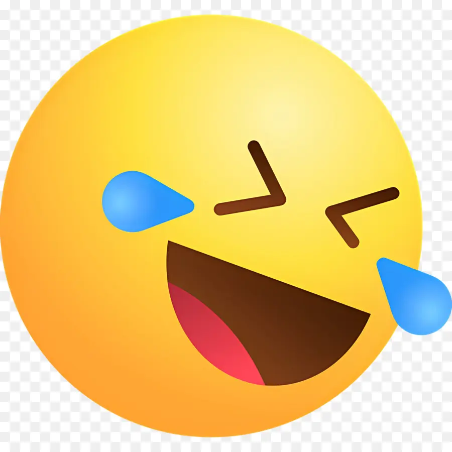 Emoji Tertawa，Tawa PNG