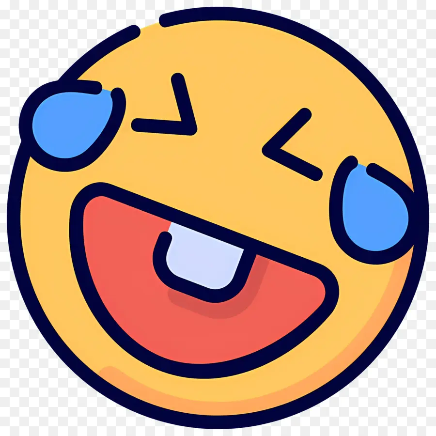 Emoji Tertawa，Emoji Yang Bersemangat PNG