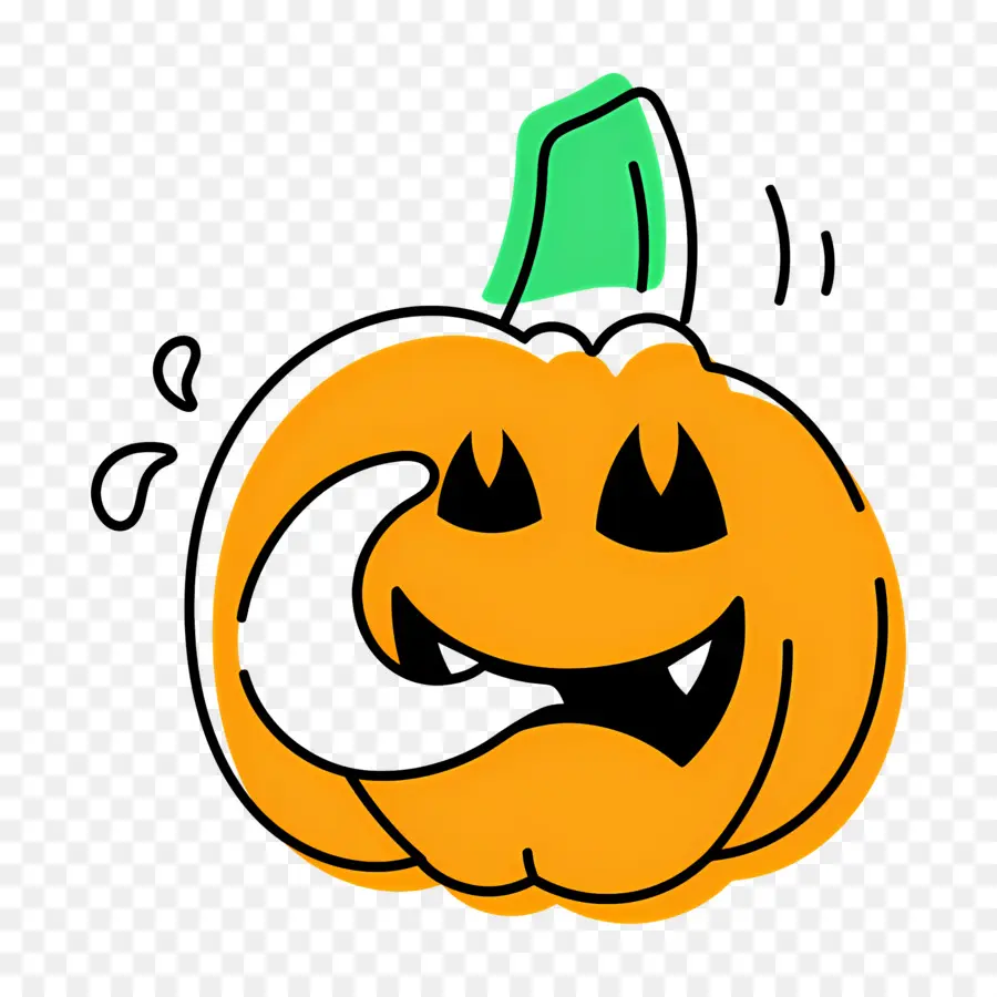 Labu Halloween，Labu Dengan Mata PNG