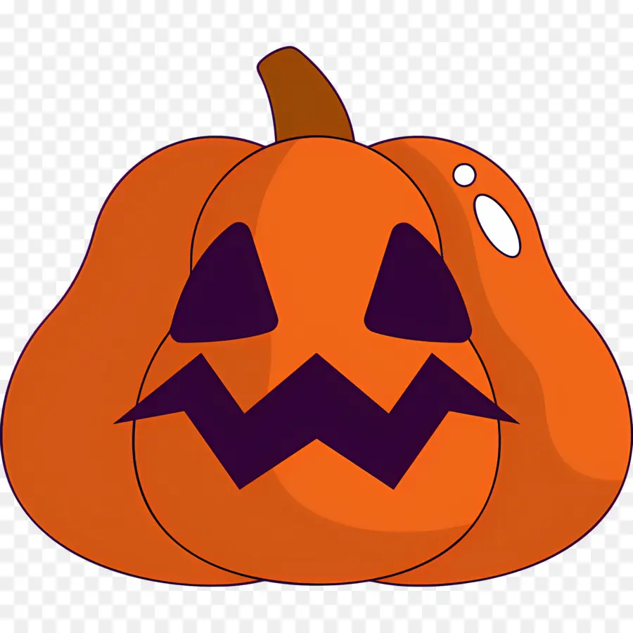 Labu Halloween Yang Menakutkan，Lentera Jack O' Oranye PNG