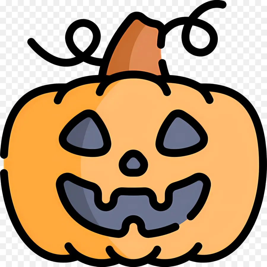 Labu Halloween，Lentera Jack O' Oranye PNG